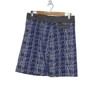 Cabi Women’s Mini Skirt Skater Style Blue Size 6